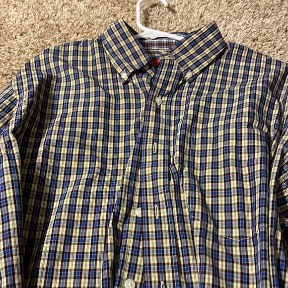 Izod, plaid, medium dress shirt - Picture 3 of 3